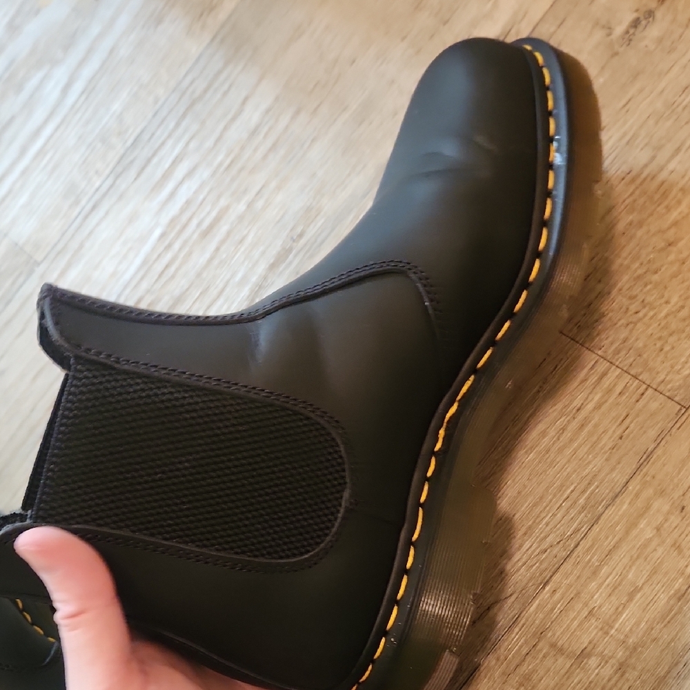 Doc Martens 2976 Slip Resistant | Black Leather Chelsea Boots Size | 11 US M - Picture 7 of 8